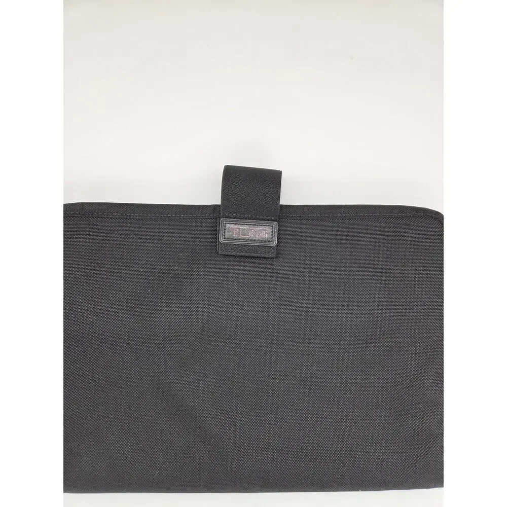 Tumi Alpha Briefcase 26141DH Black Ballistic Nylon Organizer Bag w/Laptop Sleeve